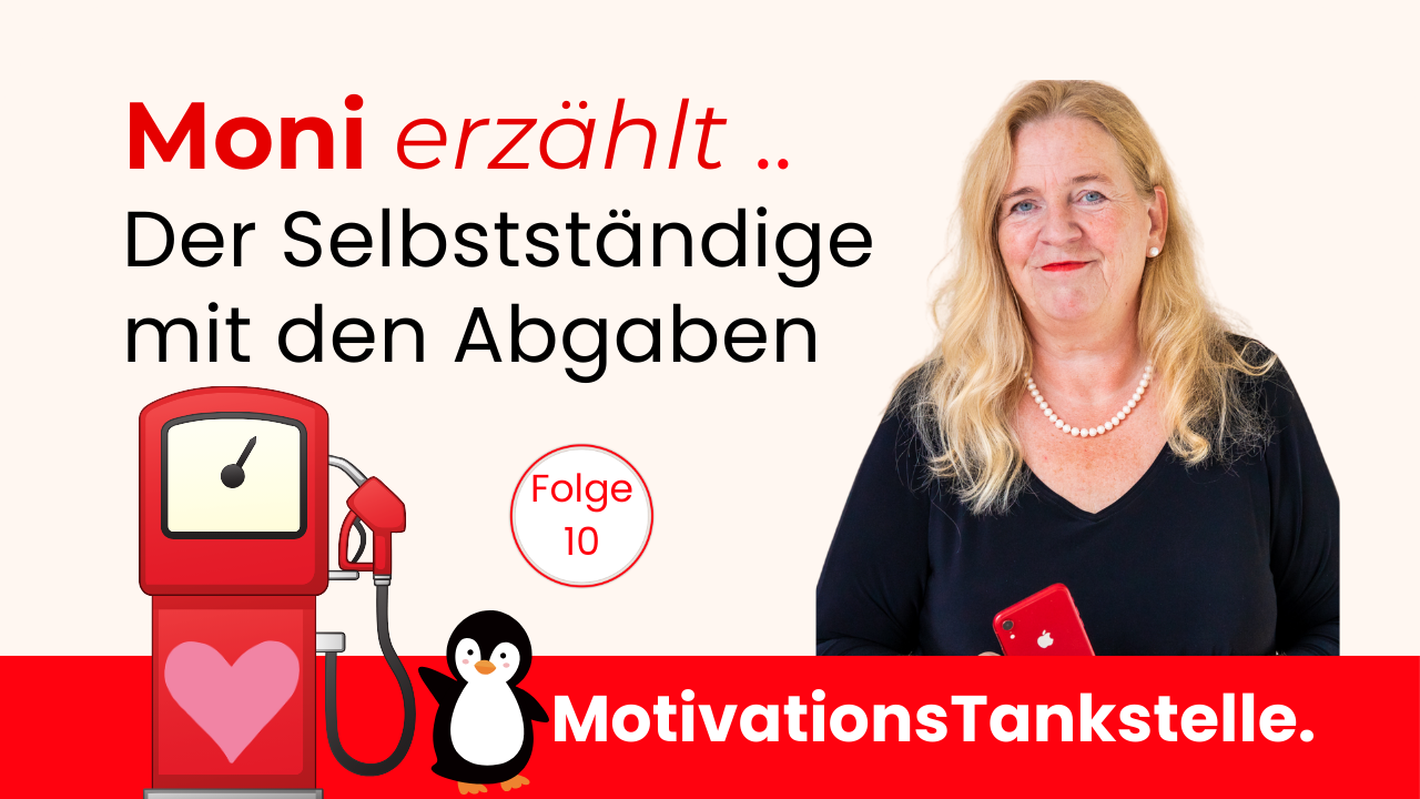 Der Selbstständige mit den Abgaben